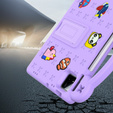 Husă pentru copii pentru Xiaomi Pad 7 / Xiaomi Pad 7 Pro, Cute Patterns, cu suport, violet