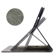 Huse pentru Samsung Galaxy Tab S9, Wallet Pen Slot, negru