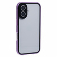 Husa pentru iPhone 16, Magnetic Dual Glass, violet