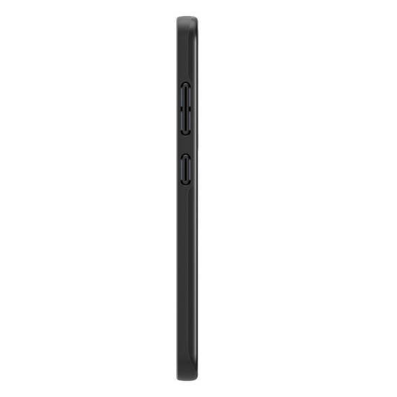 Carcasa Spigen pentru Samsung Galaxy S25, Thin Fit Mag, negru + sticlă temperată 9H