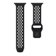 Curea din silicon pentru Apple Watch 1/2/3/4/4/5/6/6/7/8/SE/ULTRA 42/44/45/49MM, negru