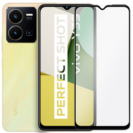 Sticlă călită 3D pentru Vivo Y35, negru