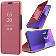 Huse pentru Xiaomi Redmi Note 13 Pro+, Clear View, roz rose gold