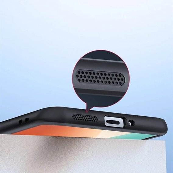 Carcasă pentru Xiaomi Redmi Note 13 Pro 4G / Xiaomi Redmi Note 14S / Xiaomi Poco M6 Pro 4G, Fusion Hybrid, cu protecție pentru camera foto, transparent / negru