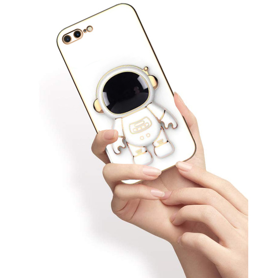 Huse pentru iPhone 7 Plus / 8 Plus, Astronaut, alb
