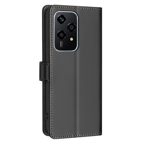 Husa cu clapetă pentru Honor 200 Lite, BINFEN Wallet, negru