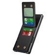 Husa pentru Samsung Galaxy S25 Ultra, Card Holder Kickstand, negru