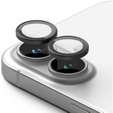 2x ERBORD OPTIK Pro sticlă călită pentru iPhone 16 / 16 Plus camera foto, negru