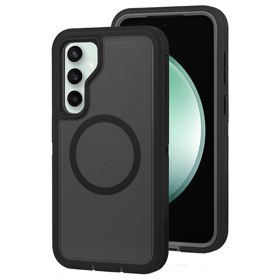 Carcasă cu ramă pentru Samsung Galaxy S23 FE, pentru MagSafe, negru