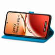 Cu clapetă pentru Oppo Reno 12FS / 12F, Mandala, albastru