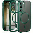 Husă pentru Samsung Galaxy S23 Plus, Electro MagSafe, verde + Sticlă pentru ecran