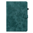 Huse pentru Lenovo Tab M9, Wallet Pen Slot, verde