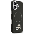 Karl Lagerfeld Karl & Choupette Heads Pins & Logo MagSafe Case pentru iPhone 17