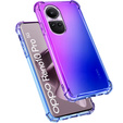 Husa pentru Oppo Reno 10 / 10 Pro, Gradient Dropproof, Violet / albastru