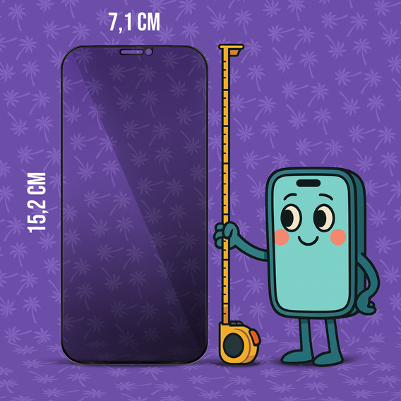 Sticlă temperată Shy Palm Privacy pentru iPhone 11 Pro Max