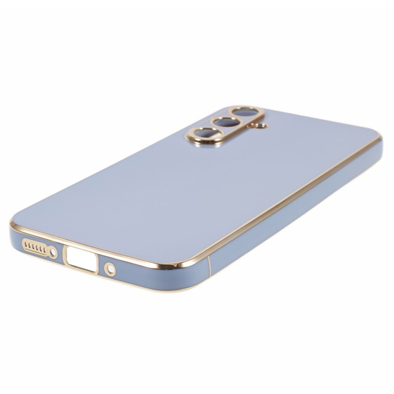 Husă pentru Samsung Galaxy S24, Glamour CamShield, albastru