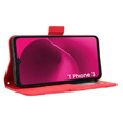 Cu clapetă pentru T Phone 3 5G, Card Slot, roșu