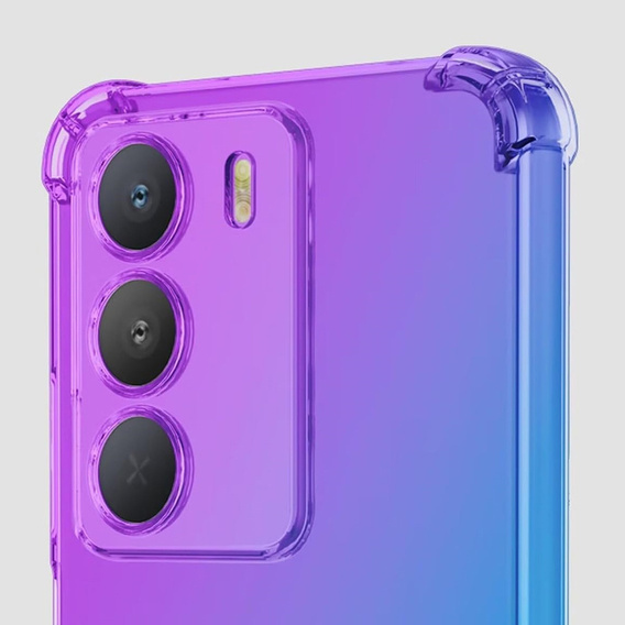 Husa pentru Realme C71, Gradient Dropproof, Violet / albastru