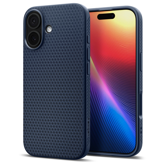 Carcasă Spigen Liquid Air pentru iPhone 17, albastru marin