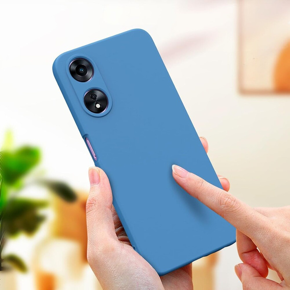 Husa pentru Oppo A38 4G / Oppo A18 4G, Silicone Lite, albastru
