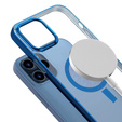 Huse pentru iPhone 13, ERBORD Hybrid MagSafe Case, albastru