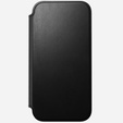 Husă Nomad pentru iPhone 17 Pro Max, Folio din piele modernă, negru