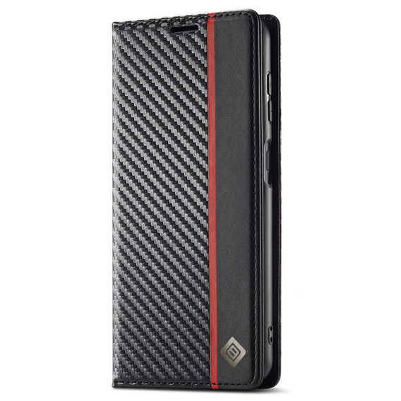 Carcasă cu clapetă pentru Samsung Galaxy A36, Carbon LC.IMEEKE, negru