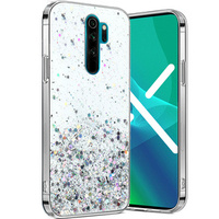 Huse pentru Xiaomi Redmi Note 8 Pro, Glittery, transparentă