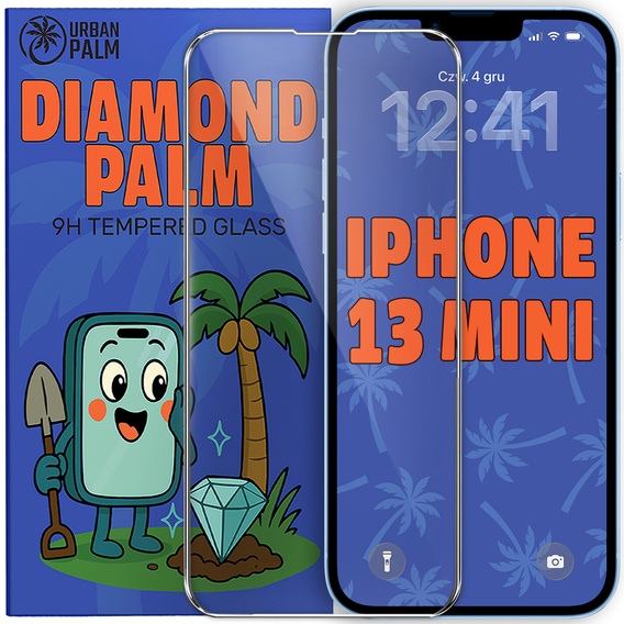 Sticlă temperată Diamond Palm pentru iPhone 13 Mini