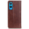 Husa cu clapetă pentru OnePlus Nord CE4 Lite, Split Leather, maro