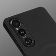 Huse pentru Sony Xperia 1 VI, Leather Hybrid MagSafe, negru