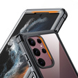 Carcasă pentru Samsung Galaxy S22 Ultra, Shockproof, cu folie, negru