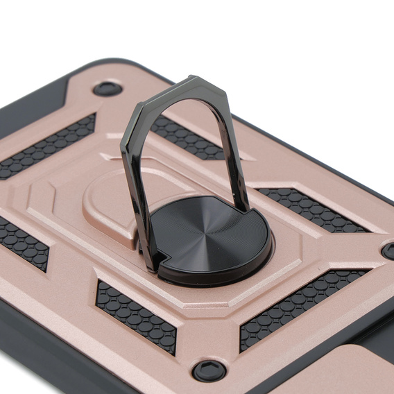 Husă blindată pentru Xiaomi Redmi 13C / Poco C65, CamShield Slide, roz rose gold
