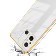 Husă pentru Xiaomi Redmi 12C, Glamour CamShield, alb