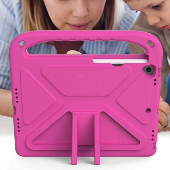 Husă pentru copii pentru iPad 10.2 2021 / 2020 / 2019, cu mâner, roz
