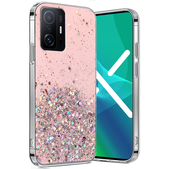 Huse pentru Xiaomi 11T / 11T Pro, Glittery, roz