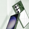 Huse pentru Samsung Galaxy S23 Ultra, Slide Camera, verde