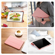 Husă pentru Samsung Galaxy Tab S9+ 12.4", Dux Ducis Domo, roz rose gold