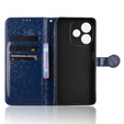 Husa cu clapetă pentru Oppo A5 Pro 5G, Wallet Rhombus, albastru