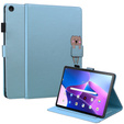 Husă pentru Lenovo Tab M10 Plus 10.6 Gen 3, cu clapetă, animal, albastru