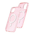 Huse pentru iPhone 14, Dropproof MagSafe Glitter, roz