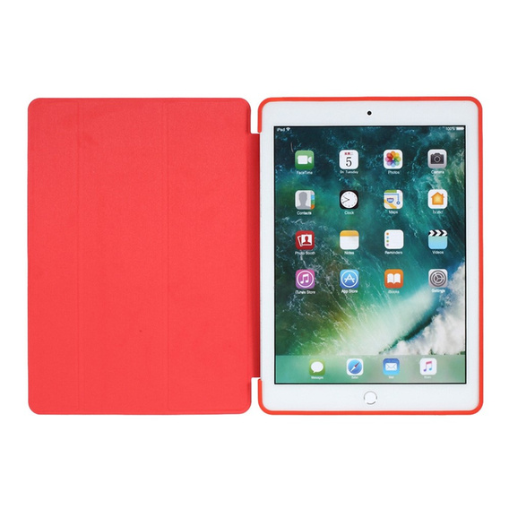 Husă pentru iPad 7/8/9 10.2 2019/2020/2021, Smartcase, roșu