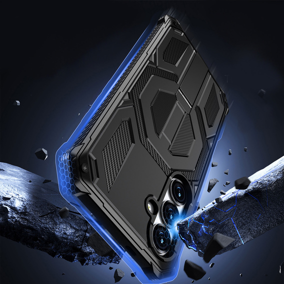 Husă de protecție compatibilă cu MagSafe, cu suport pentru Samsung Galaxy S25 FE