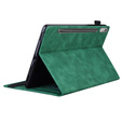 Husă pentru Lenovo Tab P11 Pro Gen 2 TB132FU TB132XU 11.2", Classic, cu spațiu pentru stylus, verde
