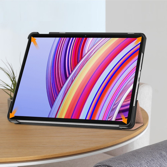 Husă pentru Xiaomi Redmi Pad Pro / Xiaomi Poco Pad, Smartcase, roz rose gold