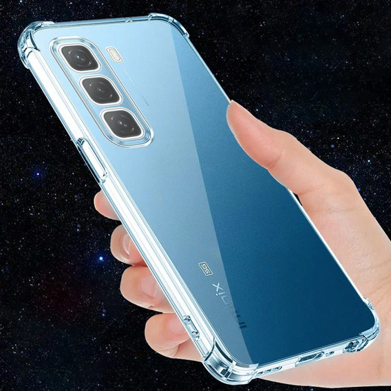 Huse pentru Infinix Hot 50 Pro+ 4G, Dropproof, transparentă