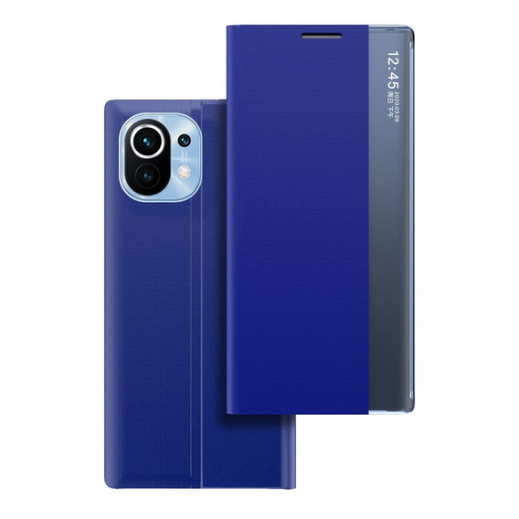Husă cu clapetă pentru Xiaomi Mi 11, Side View, albastru