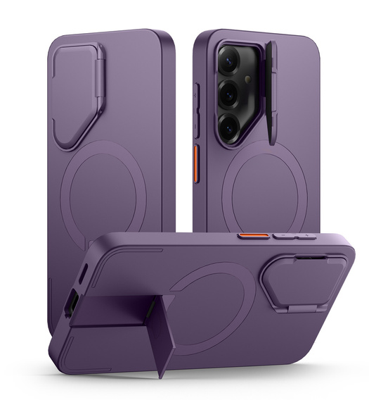 Husă pentru Samsung Galaxy S25, Suritch Shockproof, pentru MagSafe, violet