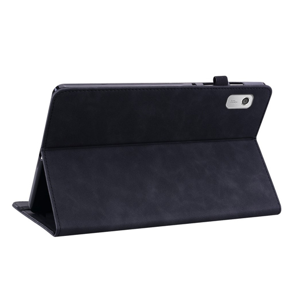 Huse pentru Lenovo Tab M9, Wallet Pen Slot, negru