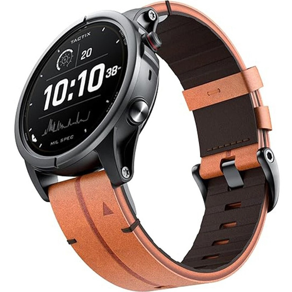 Curea din piele Quickfit pentru ceasurile Garmin Fenix 5X/6X/6X PRO/7X